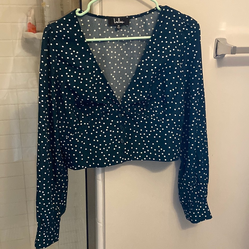 Lulu’s button up deep v